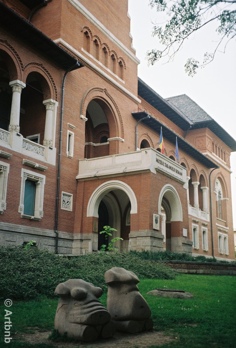 Original artwork displayed in a Bucharest apartment